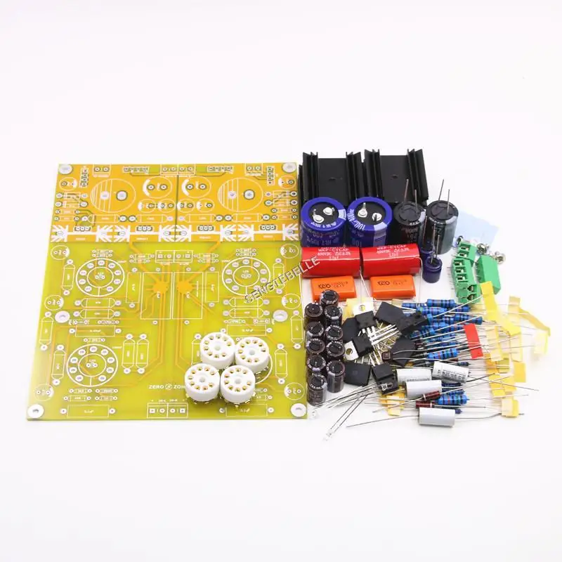 HiFi ECC83/12AX7 Tube Preamp Board Stereo Preamplifier Kit Base On Conrad-Johnson CL Circuit