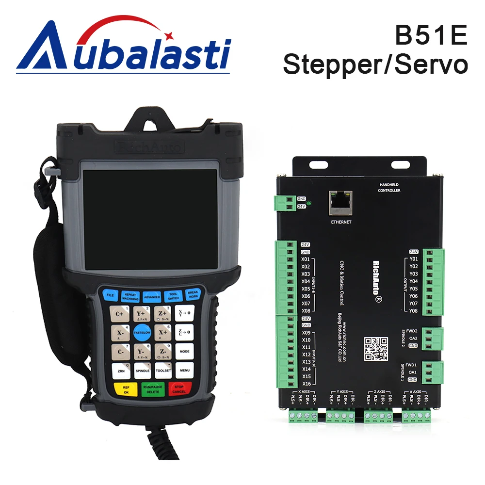 Aubalasti RichAuto DSP B15E B18E B51E B57E B58E USB CNC Controller 3 Axis Controller for CNC Router Machine