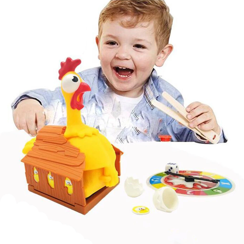 Plastic Lucky Hen Laying Eggs Board Game Hobbies Chicken Game Family Game for Laying Chickens Party Game