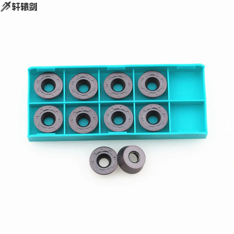 10PCS RDMT1605 MO MQ MOT PM TT9030 Milling Blade Carbide Cutting Lathe Tool
