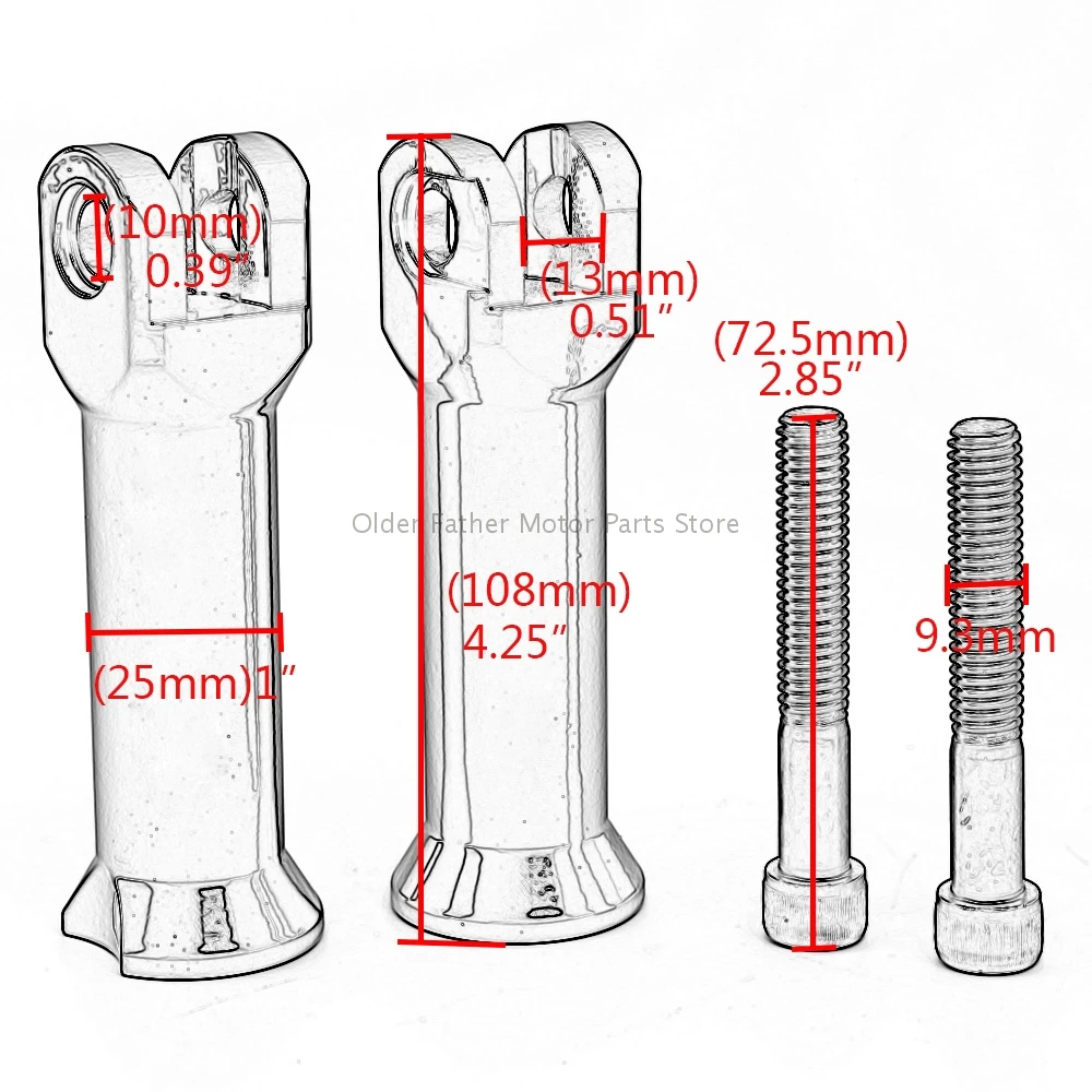 Chrome Motorcycle Footrest Foot Pegs Pedal Bracket For Harley Softail Breakout Fat Boy Street Bob Sport Glide Deluxe 2018-2020