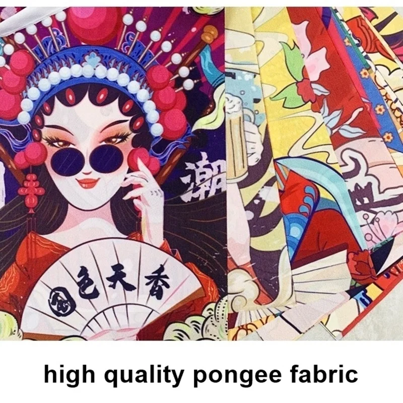 China panda Beauty Flag Acial Makeup Beijing Opera Chinese Kungfu Decoration Party Ornament Japan sushi Flag Decorative Curtain