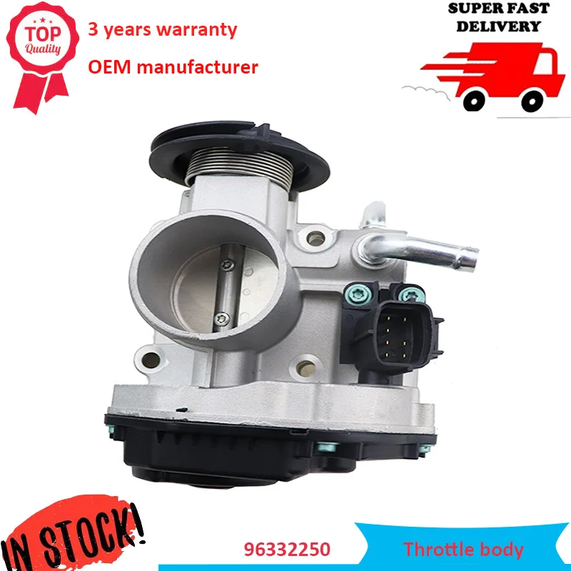 OE 96332250 44mm New Throttle Body Assy For Daewoo Kalos 1.2 B12S1 Chevrolet Aveo T250/T200 2005-2011 96815460