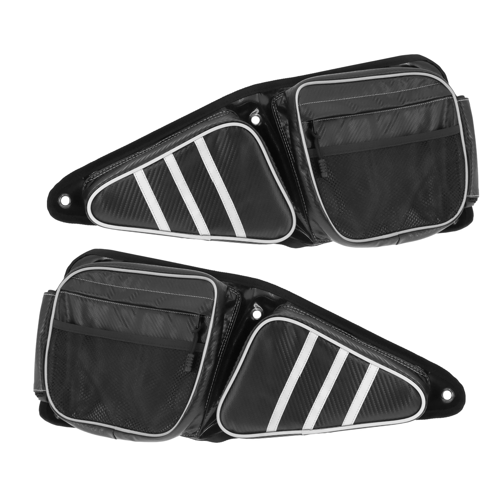 Front Passenger Driver Side Door Bag Waterproof Black Tool Storage Bag Knee Pad Protection For UTV For Polaris For RZR XP 900