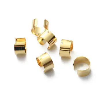 10 ks/lot nerezové oceli ve tvaru U náušnice manžety do ucha pro kutily výrobu šperků manžetové klipy náušnice bez piercingu 10 nejlepší prodej správné ucho - №4