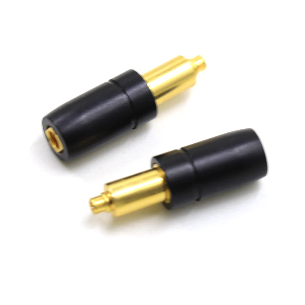 Thouliess one pair Gold plated Headphone Earphone Plugs For SRH1840 SRH1440 SRH1540 Male to MMCX Female Converter Adapter Cable