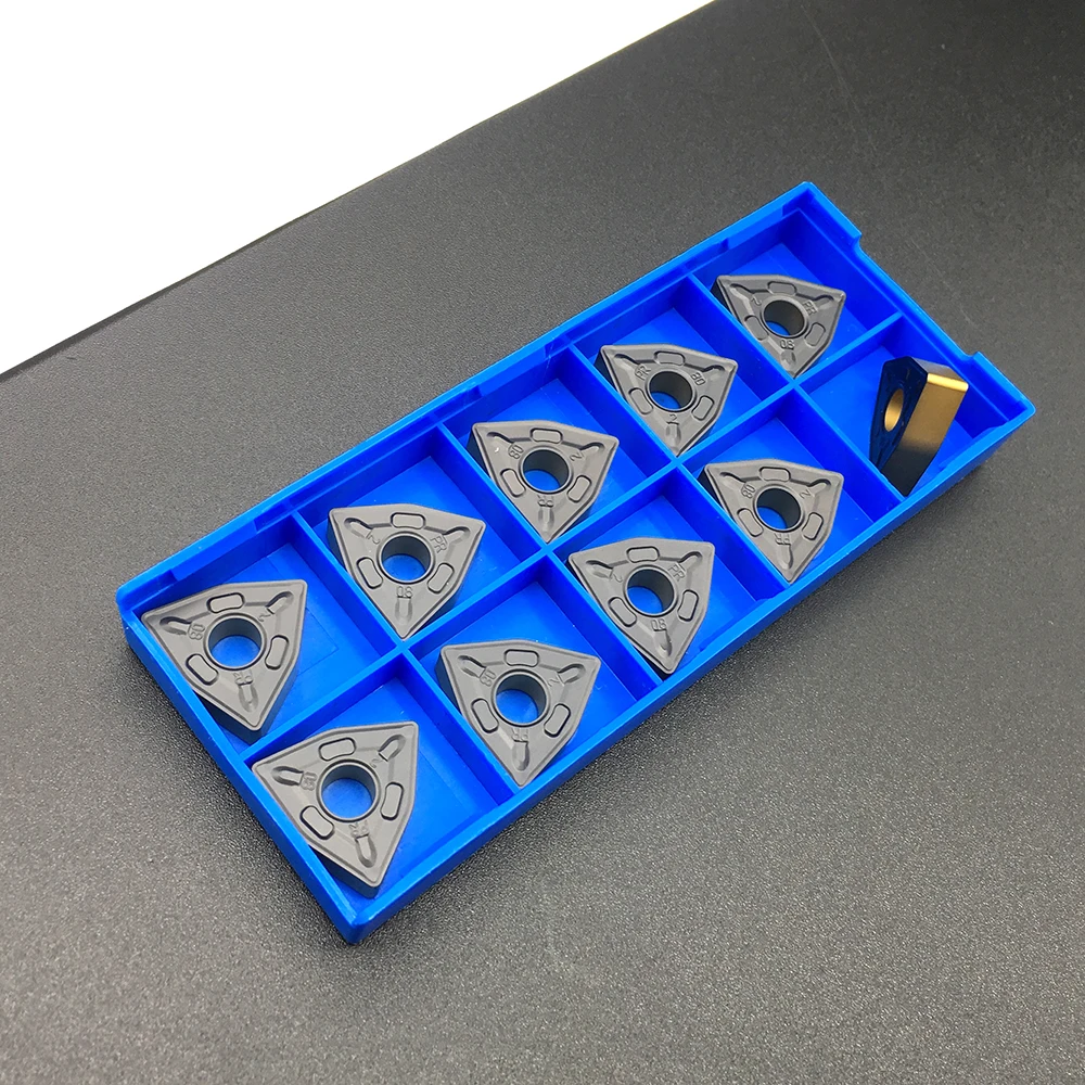 10 Uds. WNMG080408 PR PC4225 inserto de carburo externo de alta calidad torno de corte CNC herramientas de torneado para piezas de acero