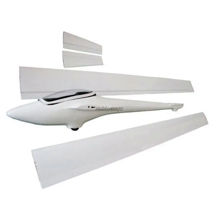 RC Airplane Salto Slope Glider 2680mm without E-parts Fiberglass Fuselage Wooden Wings Model Sailplane