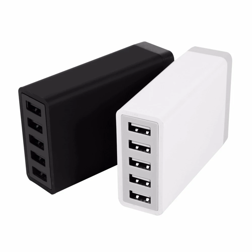 60W 10 Ports 40W 5 USB Ports Quick Charge Charger Station Dock with Cable for iPhone iPad Samsung PC Kindle Multi USB Charger