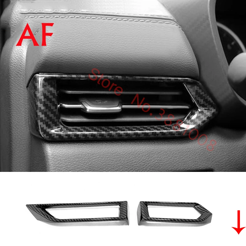 

ABS Matte/Carbon Fibre For Nissan Sentra 2020 2021 Car Accessories Left And Right Air Outlet Cover Trim Car Sticker Styling 2pcs