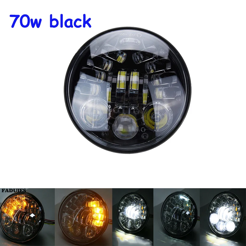 Newest A 5.75 Inch Motorcycle LED Headlight for Dyna Softail Sportster 883 XL883 FXCW 5 3/4\