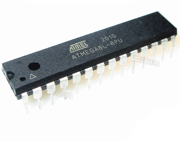 Mxy 2PCS ATMEGA8L-8PU  DIP28 ATMEGA8L-8 DIP ATMEGA8L ATMEGA8-8PU MCU 8-bit AVR RISC 8KB Flash 3.3V/5V 28-Pin PDIP W Tube