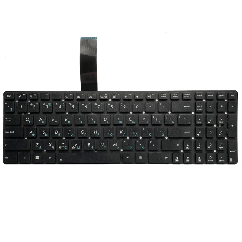 Russian RU laptop keyboard for ASUS R752 R752L R752LA R752LAV R752LD R752LDV R752LJ R752LK R752LN R752M R752MA R752MD black