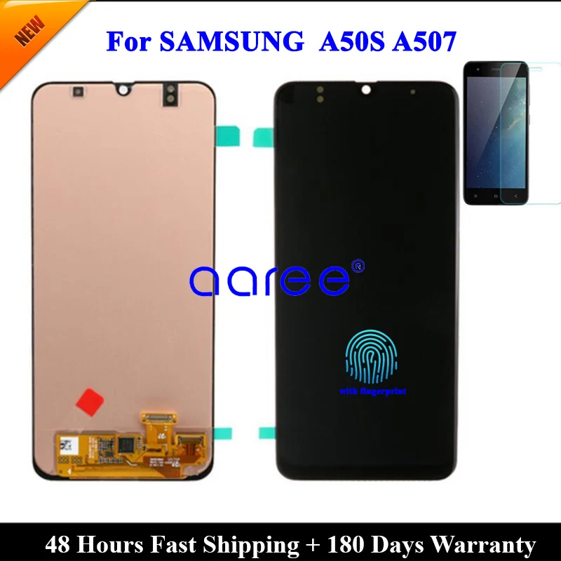 Super AMOMLED LCD For Samsung A50s LCD A507 lcd display For Samsung A50S A507 LCD Screen Touch Digitizer Assembly