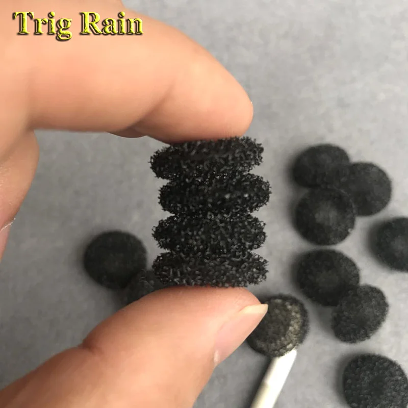 10pcs Filter Sponge Black Soft Foam Earbud Headphone Ear pads Replacement Sponge Covers Tips For Earphone MP3 MP4 Moblie Phone
