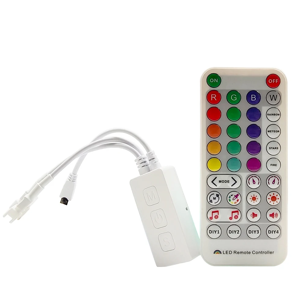 SP511E Led Controller Dual Output Music Smart Alexa Voice Wifi APP Control For All 3Pin Individually Addressable 5050 RGB Strip