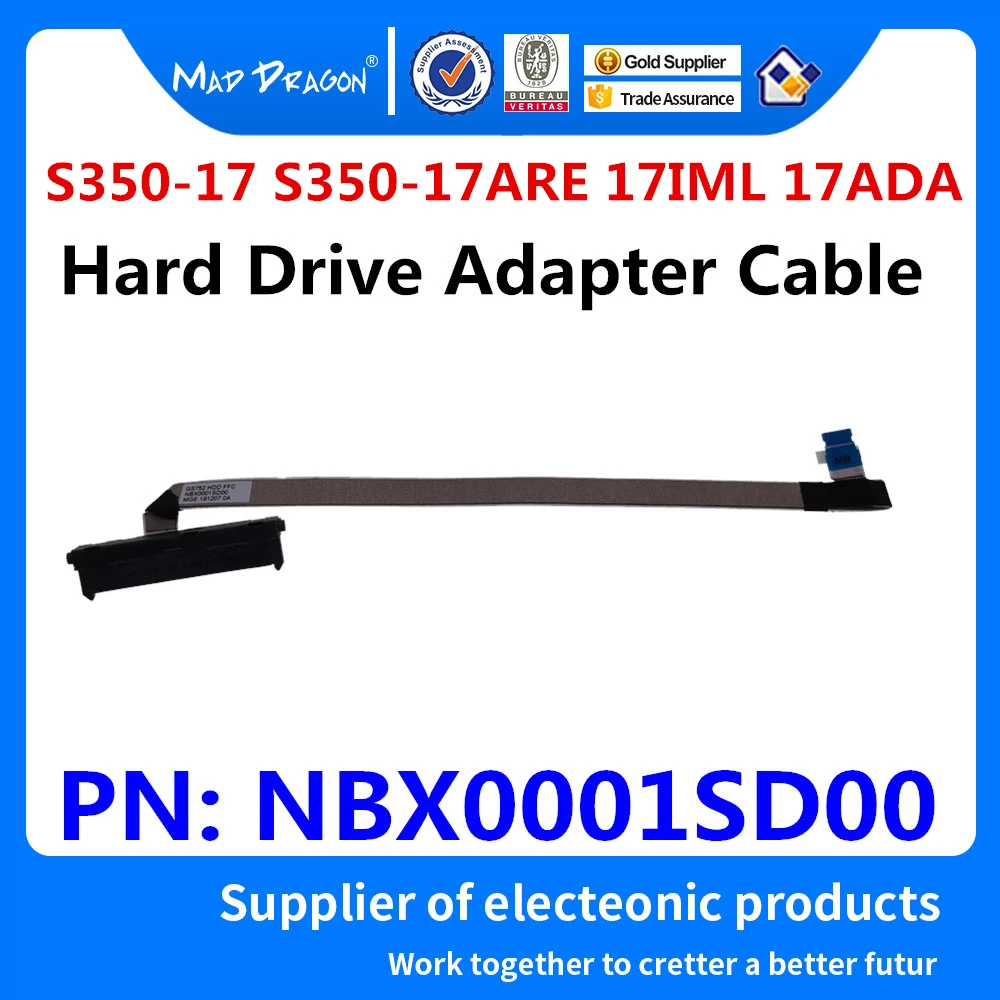 

New Hard Disk Connector Cable SSD HDD Cable For Lenovo IdeaPad S350-17 S350-17ADA S350-17ARE S350-17IML NBX0001SD00 NBX0001SD10