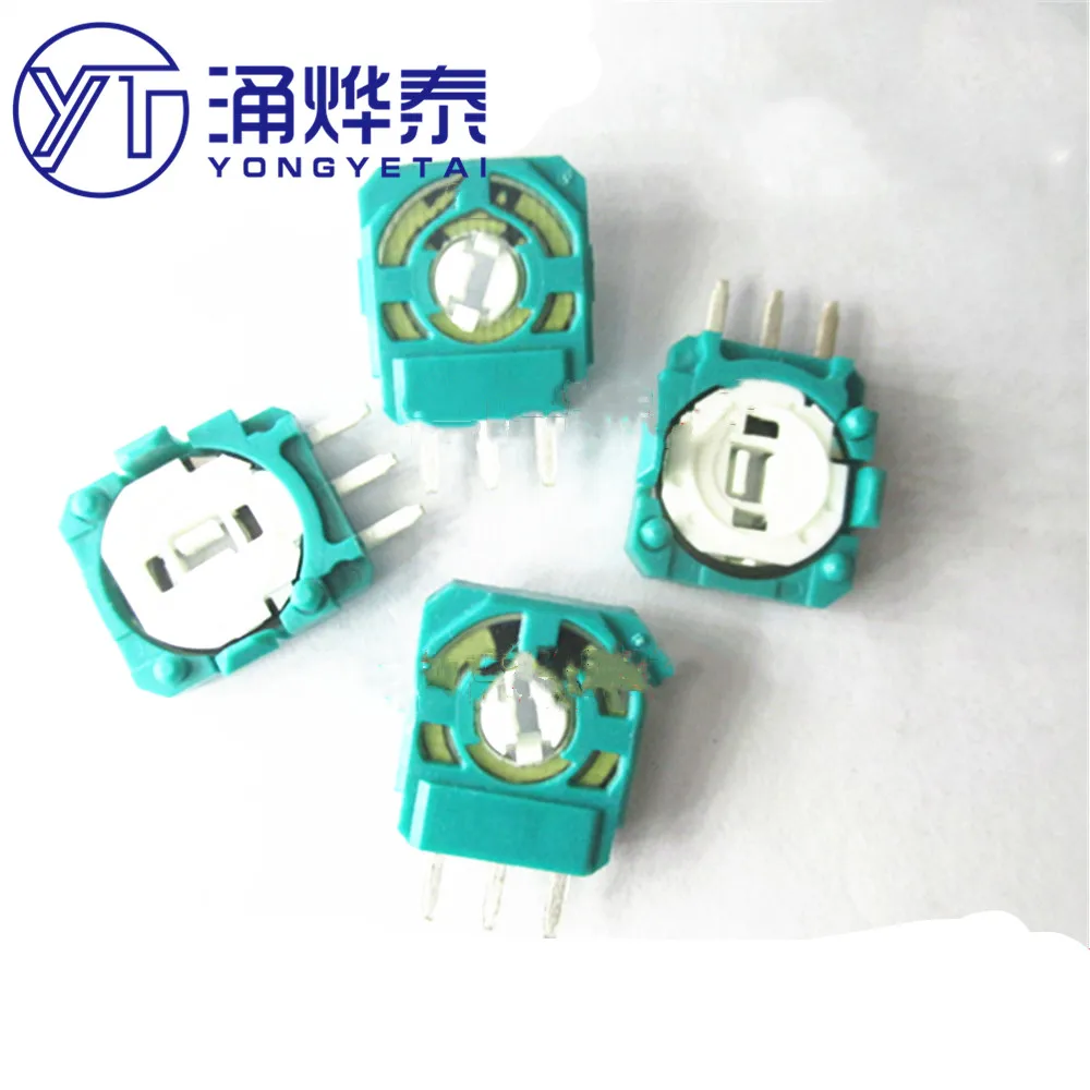 YYT 5PCS PS4 controller rocker side potentiometer 3D switch three-pin sensor button repair PS5