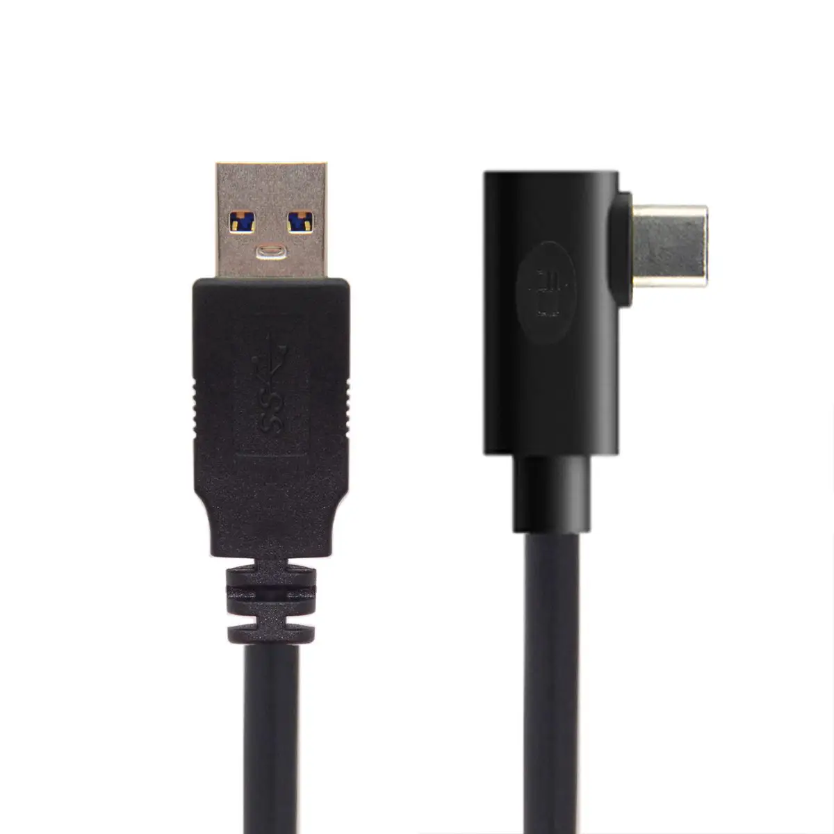 Fit for Link VR USB 3.1 Type-C Left Right Angled Type to Standard USB3.0 Data Cable