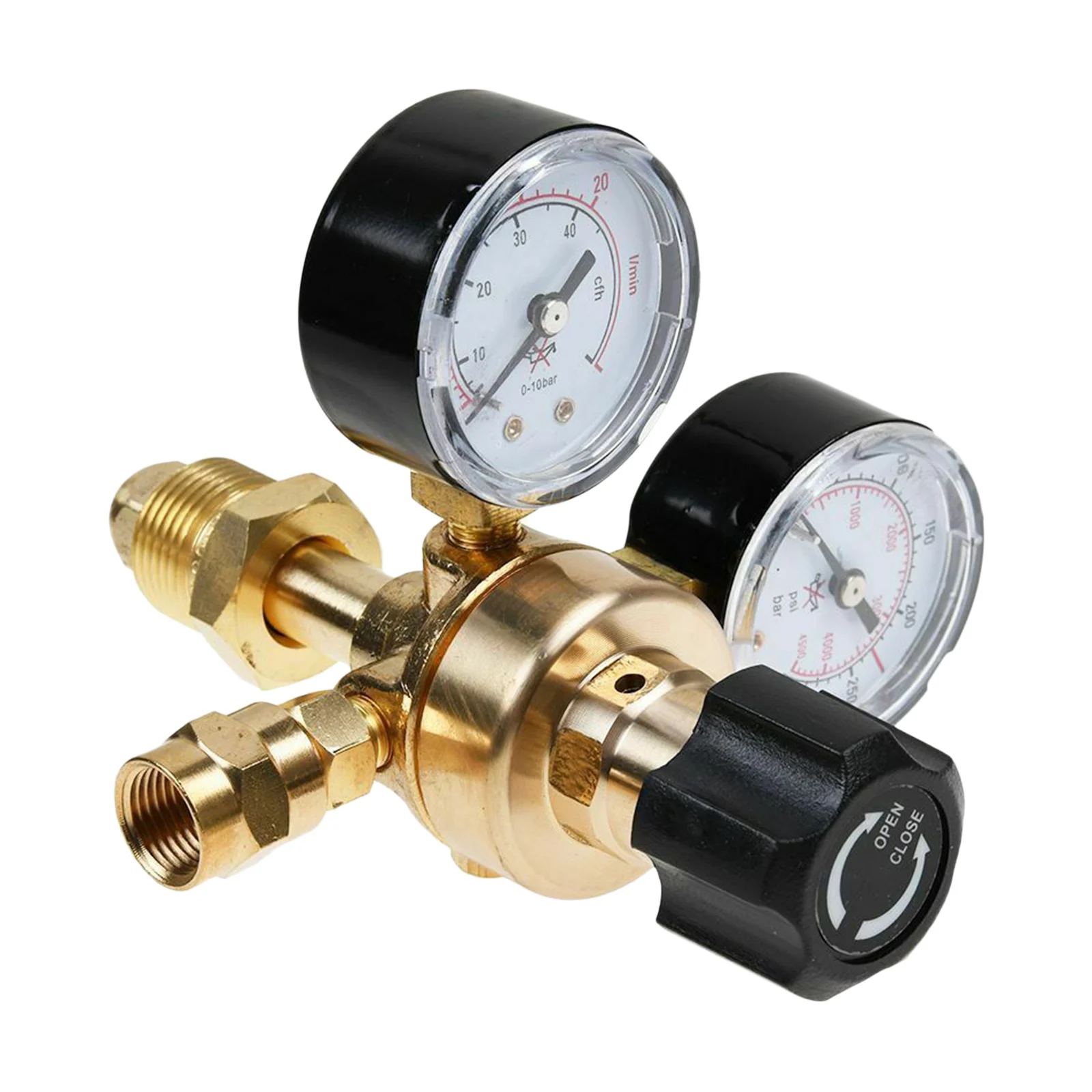 New Flow Meter Universal Pressure Regulator- Argon CO2 Gauge- Pressure Reducing Valve- for Mig Tig Welding Gas Welder