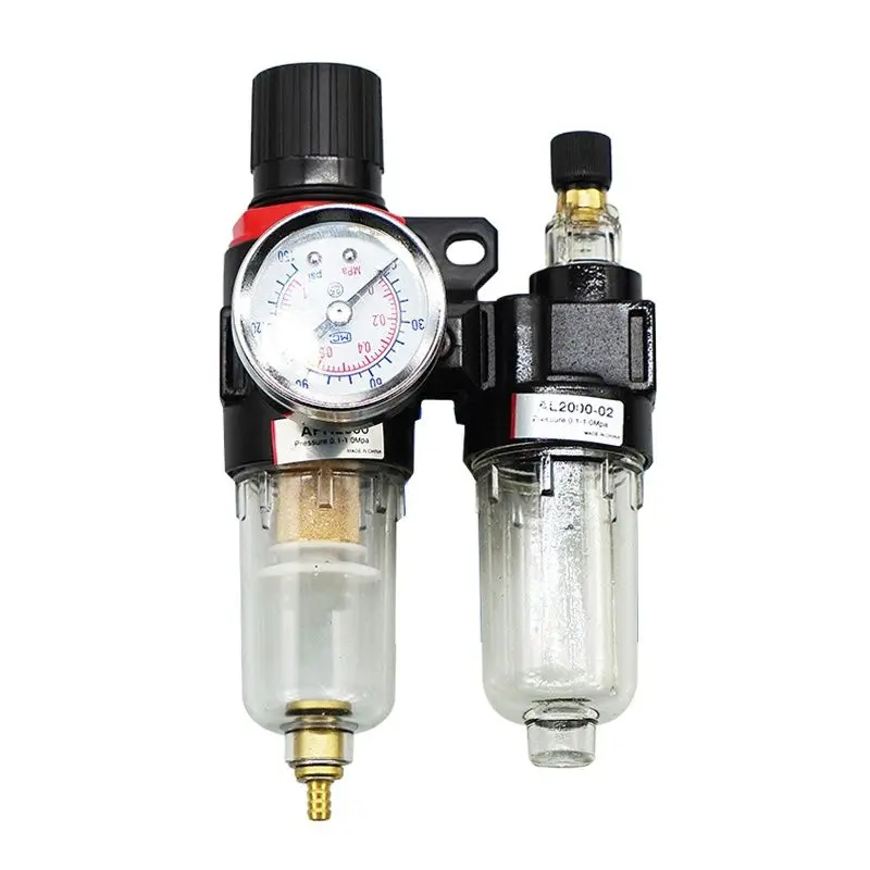 

Air Compressor Oil Water Separator Filter Small Pneumatic Pump Pressure Regulating Valve AFC2000