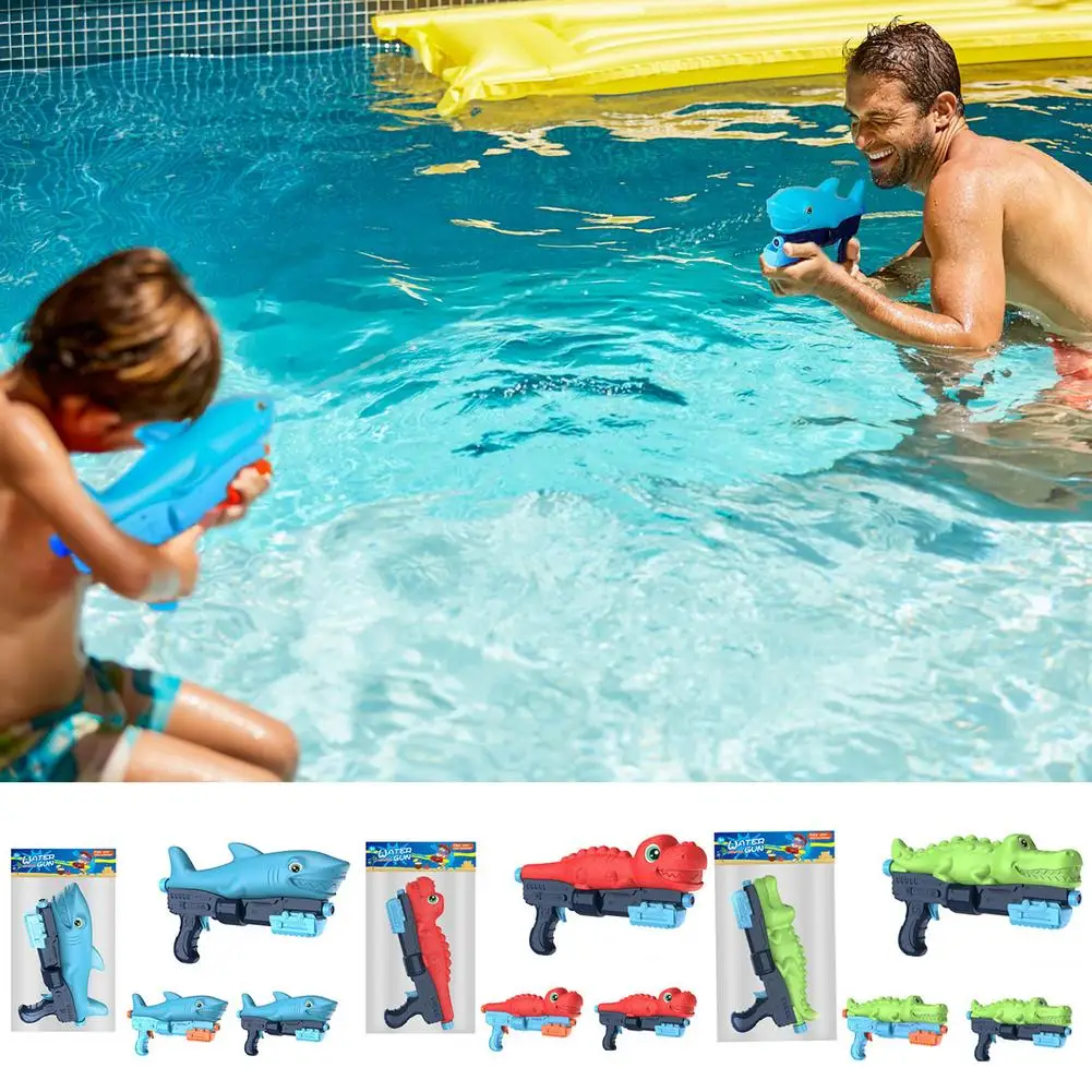 Children's Water Shooting Toy Crocodile Shark Dinosaur water gun  	 Summer Kid Pool Party Outdoor Beach fun Water Spray Toys