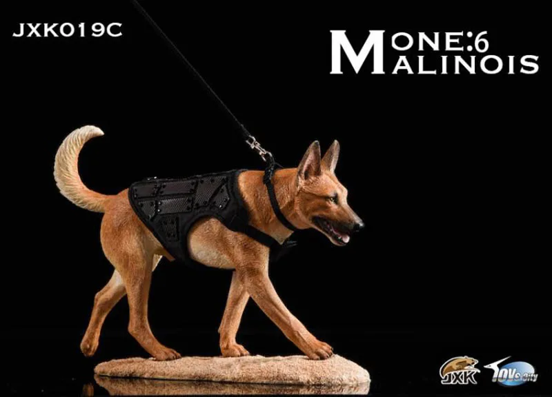 1/6 Scale Figure Scene Accessories Pet Dog JXK019 Malinois Model Animal Figure Suit for 12 inches Action Figure Simulation Model