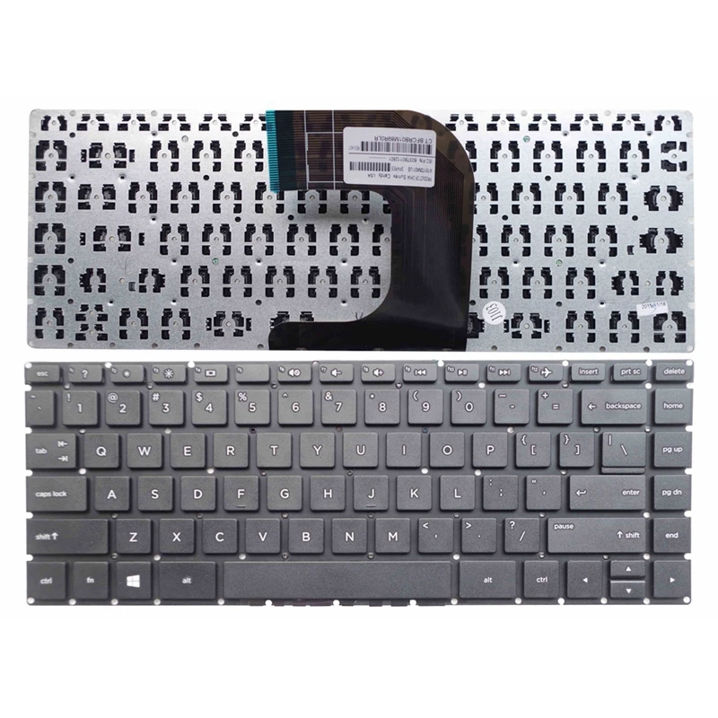 New RU laptop keyboard for HP 14-AC 14-AF 14-AQ 14-DF 14-AM TPN-I119 I124 340 G4 Russian keyboard