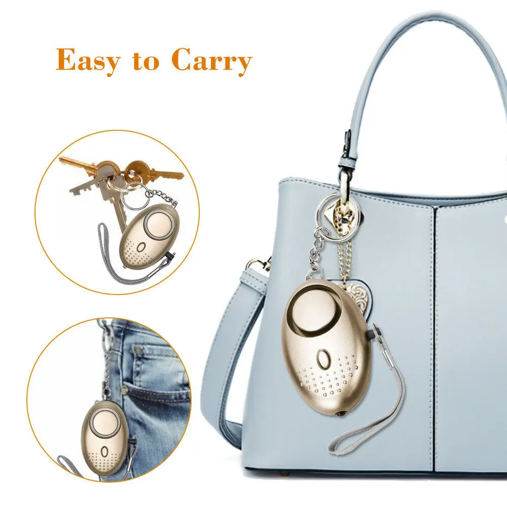 개인 보호 경보기 어린이 공격 방지 안전 여성 휴대 공황 경보 안전 하강 130db 자위