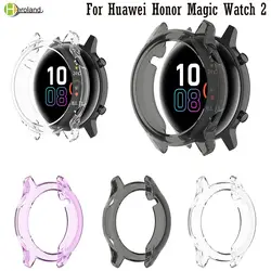 Protective Case Cover Shell For Huawei Honor Magic Watch 2 46mm 42mm Replacement Accessories Frame Cases TPU Screen Protective