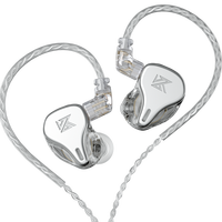 KZ DQ6 3DD Array Type HiFi In-ear Earphones with Deep Bass, Zinc Alloy Shell with Detachable 0.75mm 2Pin Cable