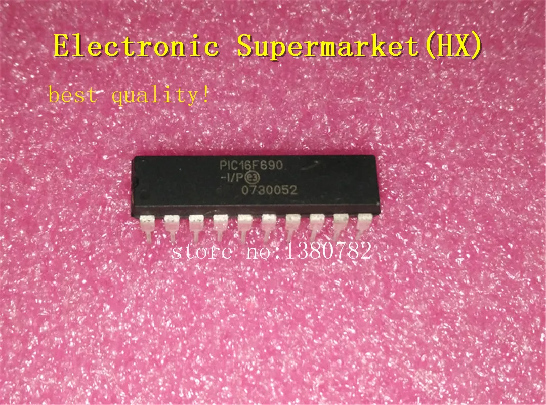 

Free Shipping 20pcs/lots PIC16F690-I/P PIC16F690 16F690-I/P DIP-20 New original IC In stock!