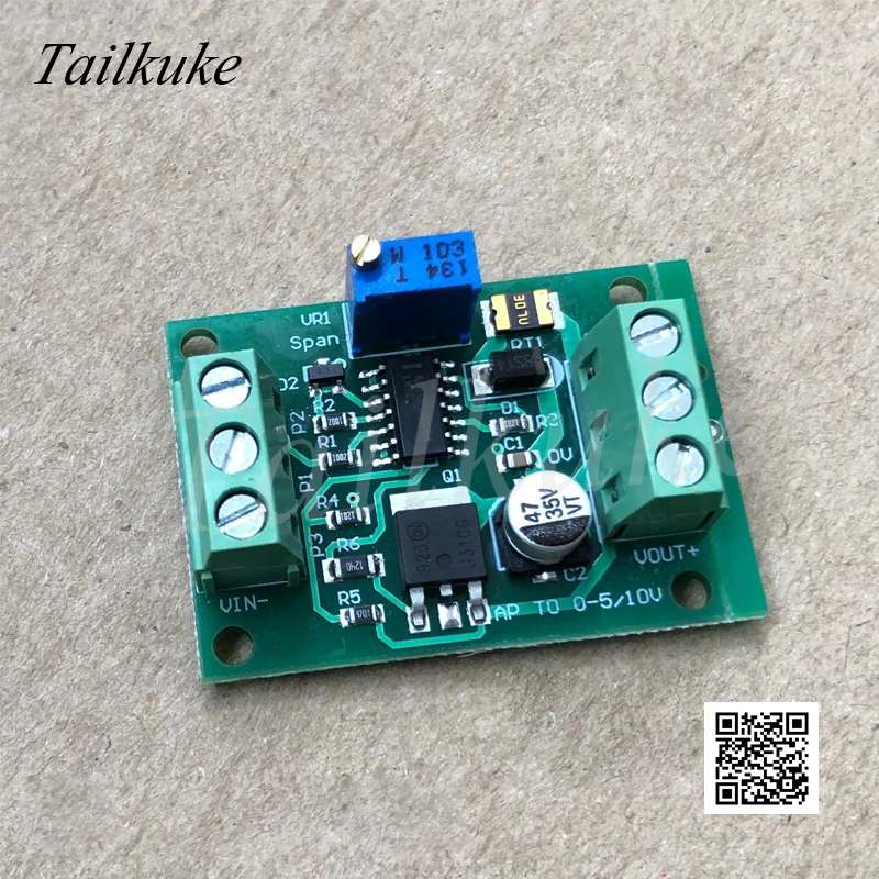 Potentiometer Resistance Meter Turn 0-5/10v 0-10k Potentiometer Turn Voltage 0-5/10v Adjustable Analog Module