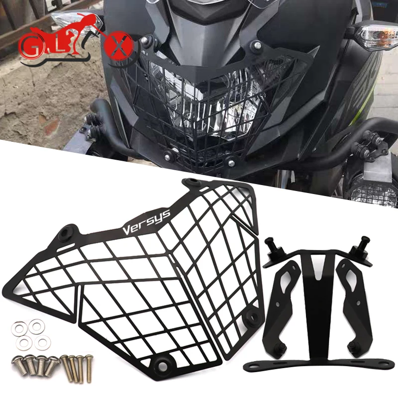 

Motorcycle Accessories for KAWASAKI VERSYS X300 X250 VERSYSX300 VERSYSX250 Headlight Protector Grille Guard Cover Protetion