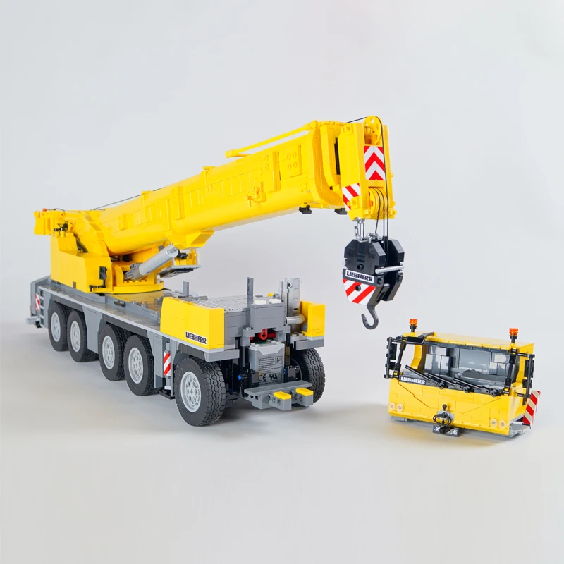 Nouvelle MOC-57421 veebherr LTM 2021-1250 Télécommande Grue décennie s de Construction Briques Analyste Mobile Modèle Jouets Garçons Cadeaux De Noël 5.1