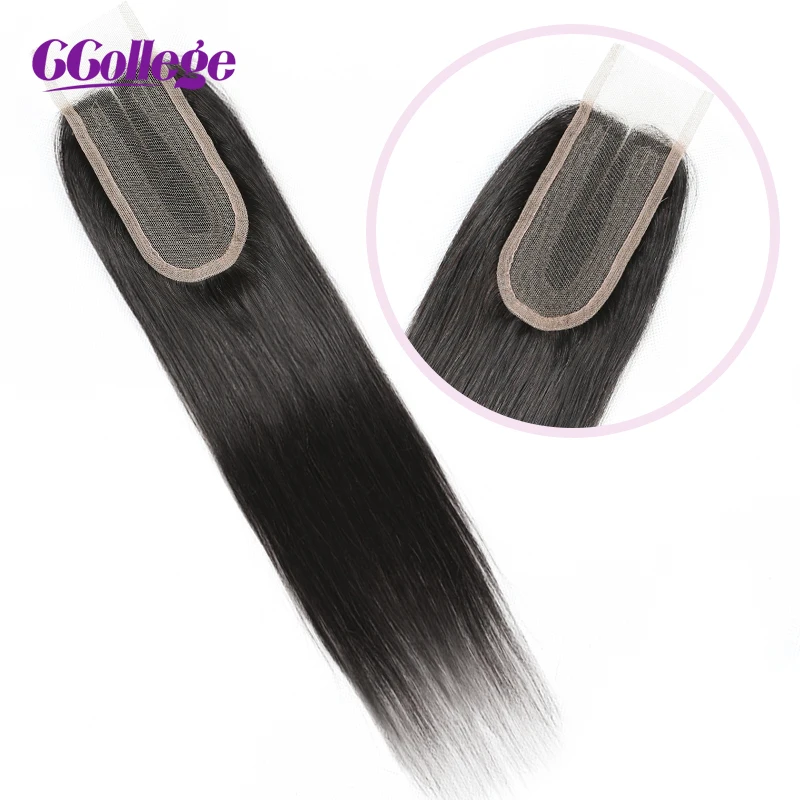 50 gram Straight Bundles With Closure Brazilian Hair Weave 4/6 Bundles Remy Human Hair Extension T2x4 Lace Closure With Bundles