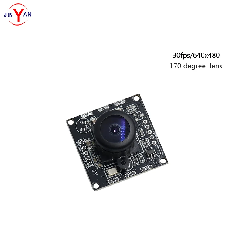 

170 Degree Lens USB2.0 HD Camera Module OV7725 0.3MP USB HD Android industrial camera PC camera PCBA video