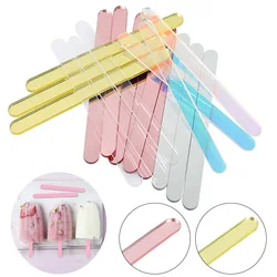 10Pcs Acrylic Ice Cream Sticks Transparent Colorful Pop Popsicle Stick For Home Kids Making Popsicle Mould Supplies Hawaii Party