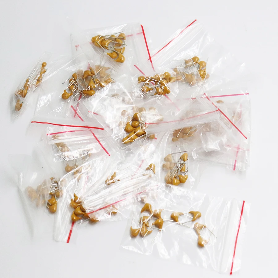 18values*10pcs =180pcs Monolithic Ceramic Capacitor 20pF~1uF,ceramic capacitor Assorted Kit