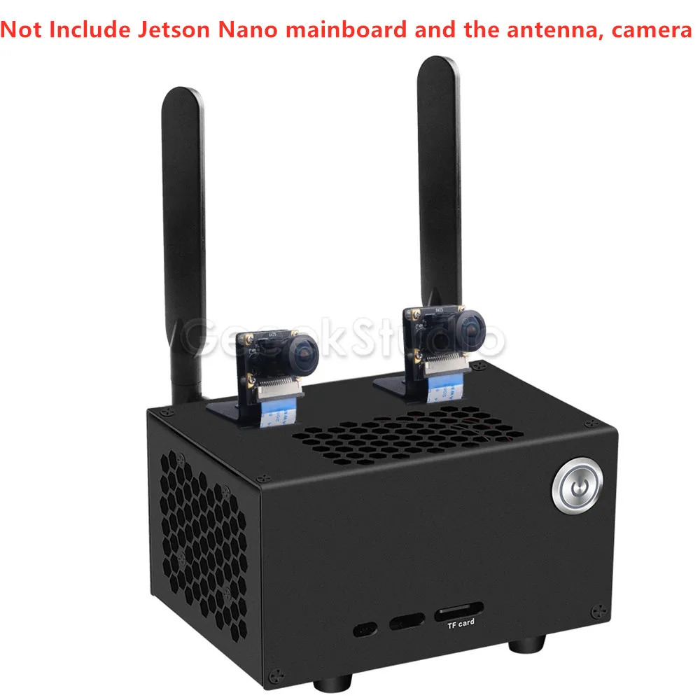 NVIDIA Jetson Nano Metal Case / Enclosure with Provide Switch Button for NVIDIA Jetson Nano Developer Kit B01