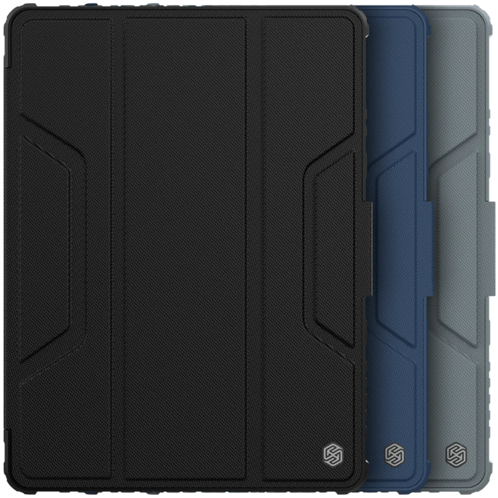 

Для iPad 10,2 2019/2020/2021 Nillkin Магнитная Складная подставка бампер кожаный чехол Pro Пробуждение сна смарт-чехол Защита камеры
