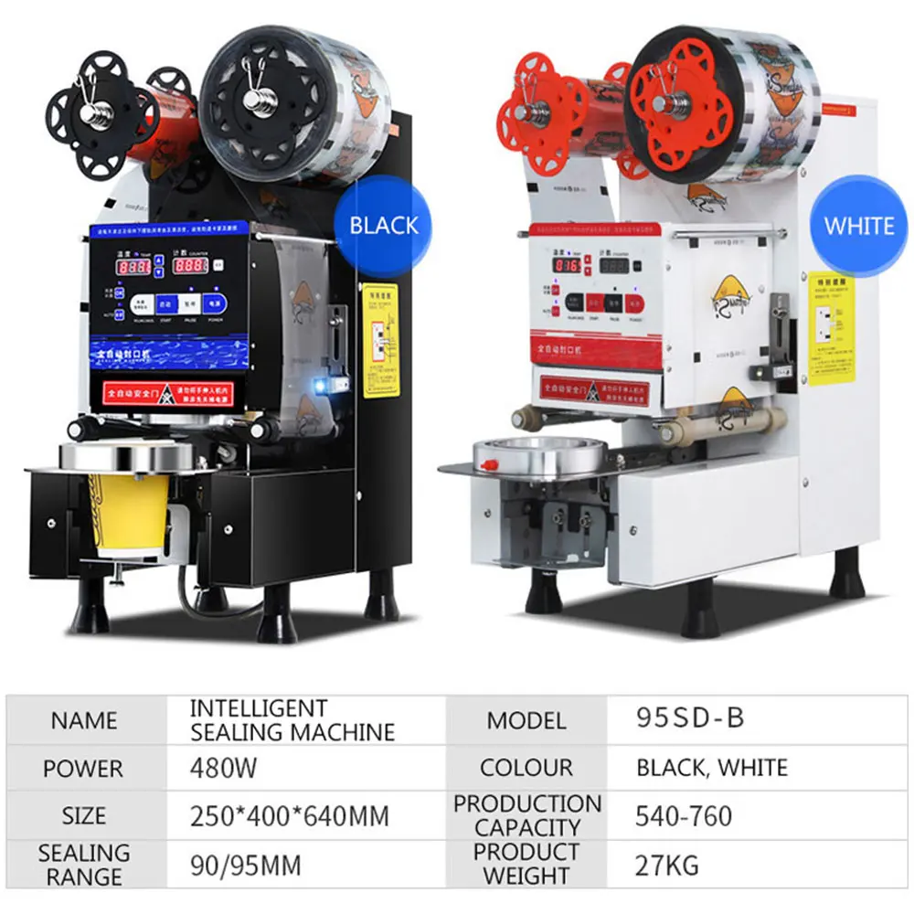 Machine commerciale intelligente et automatique pour sceller le lait de soja, peut être personnalisée, 110V