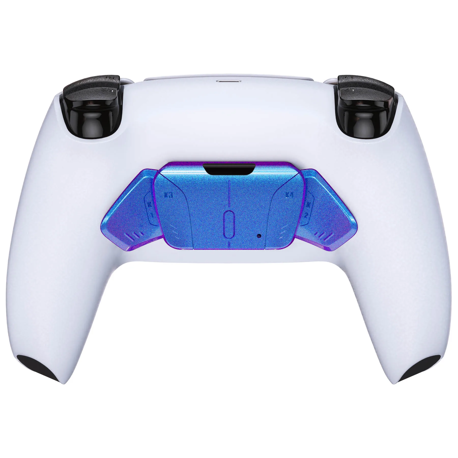 eXtremeRate Replacement Redesigned K1 K2 K3 K4 Back Buttons Housing Shell for ps5 Controller, RISE4 Remap Kit - 19 colors