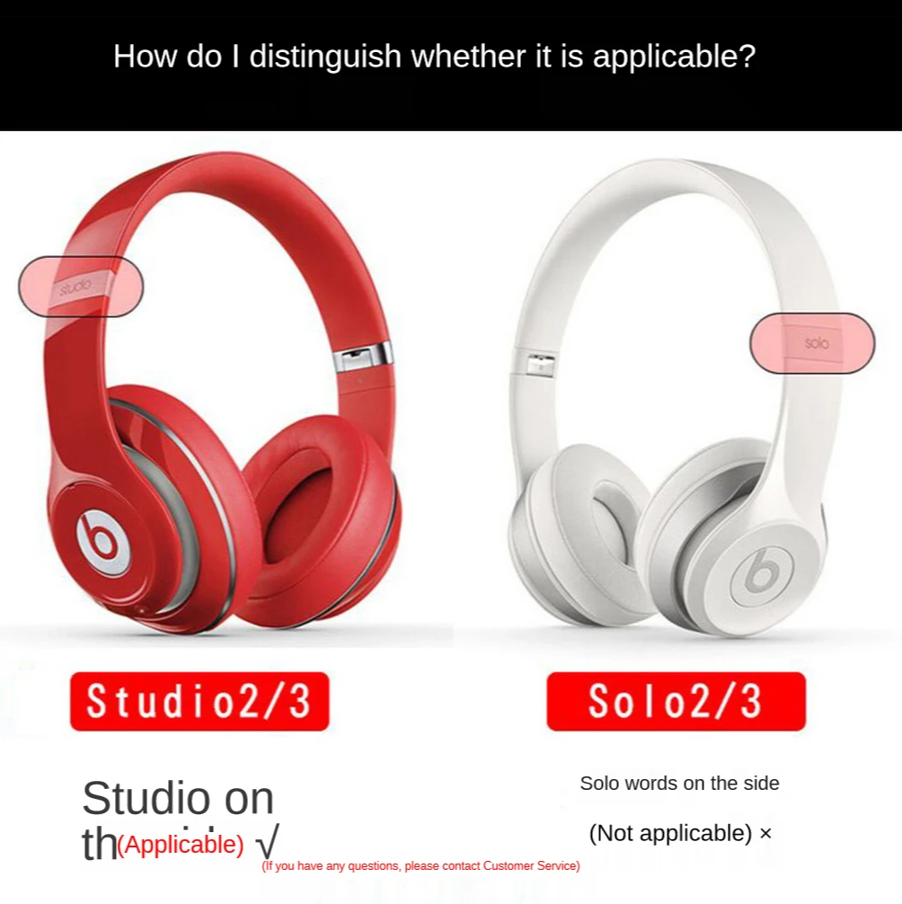 เปลี่ยน Top Headband ซ่อมเบาะสำหรับ Beats Studio 2 Studio 2.0สายหูฟังแบบมีสาย/ไร้สาย