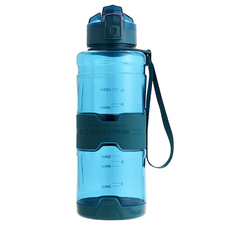 Sport Drinking Water Bottle 700&1500ML Bicycle TravelPortable Anti-Fall Leak-Proof Tritan Plastic Hot Boiling Water Cup BPA Free