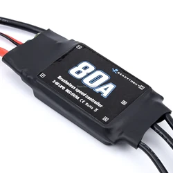 Nowy 80A 2-6S ESC bezszczotkowy regulator prędkości ESC z 5V 5A UBEC dla RC samolot helikopter FPV helikopter Drone