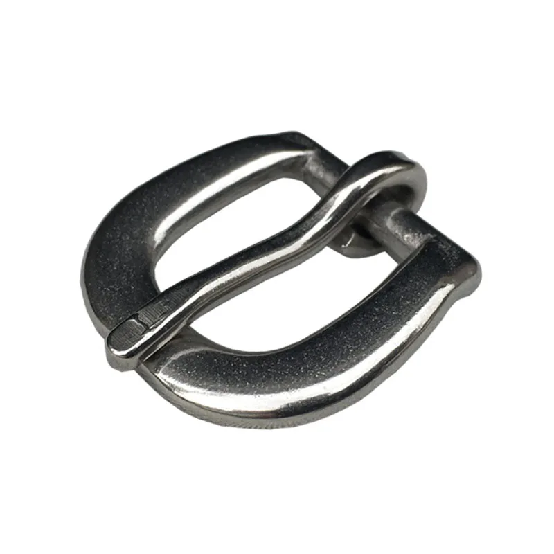 20pcs Horse Spur Strap Buckle Strong Heel Bar Buckle Belt Garment  Stainless Steel Pin Buckle 14mm