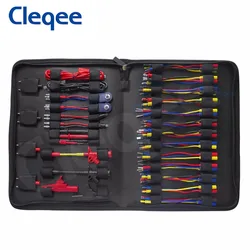 Cleqee P1970 70PCS Professional Automotive Diagnostic Tool Tester Multimeter Test Lead Kit Electronic Connectors for Auto Repair