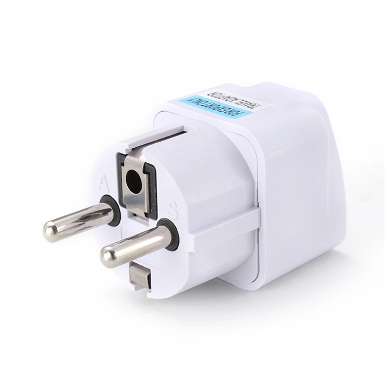 1~8PCS Universal EU German Conversion Plug Adapter European Germany Australia Chinese 250V 10A 800W Power Socket Travel