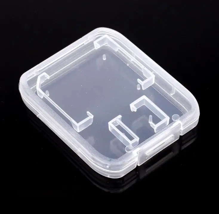 

1000 Pcs Memory Card Case Holder Box Storage Carry Storage Box for Sd Tf Card Plastic Standard Sd Sdhc Box Case Wholesale